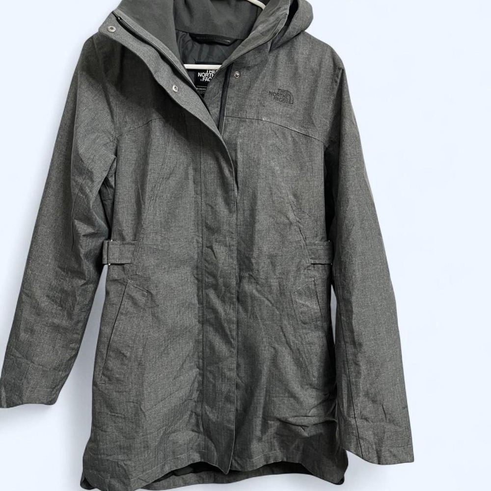The North Face women's black & grey parka